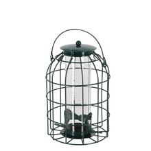 Fuglemater for frø med beskyttende gitter